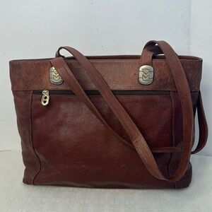 vintage Marino Orlandi leather tote